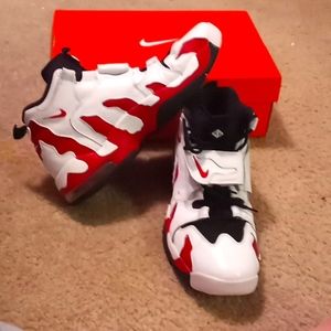 Nike Air Diamond Turf DT Max 96 Varsity Red Deion Sanders 316408-161 Size 11.5